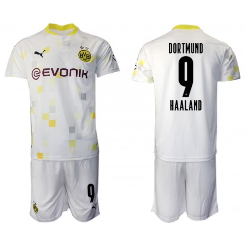 Borussia Dortmund Dres Erling Braut Haland 9 Dječji Treći 2020/21 Kratkih Rukava Borussia Dortmund Dres Erling Braut Haland 9 Dječji Treći 2020/21 Kratkih Rukava